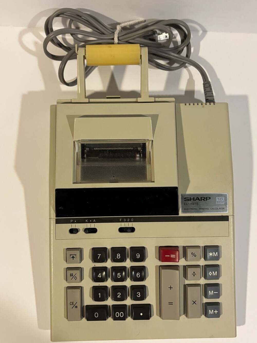 Sharp EL-1197S Electronic Printing Calculator